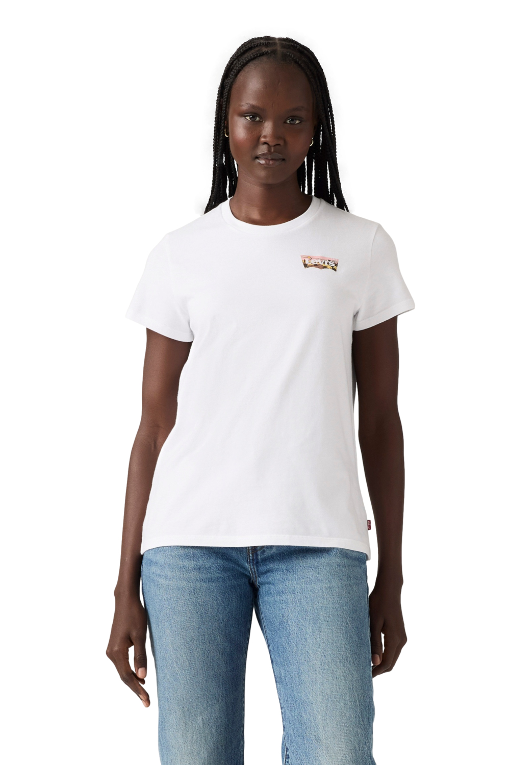 POLERA MUJER THE PERFECT TEE BLANCO LEVIS 17369-3198 - 1