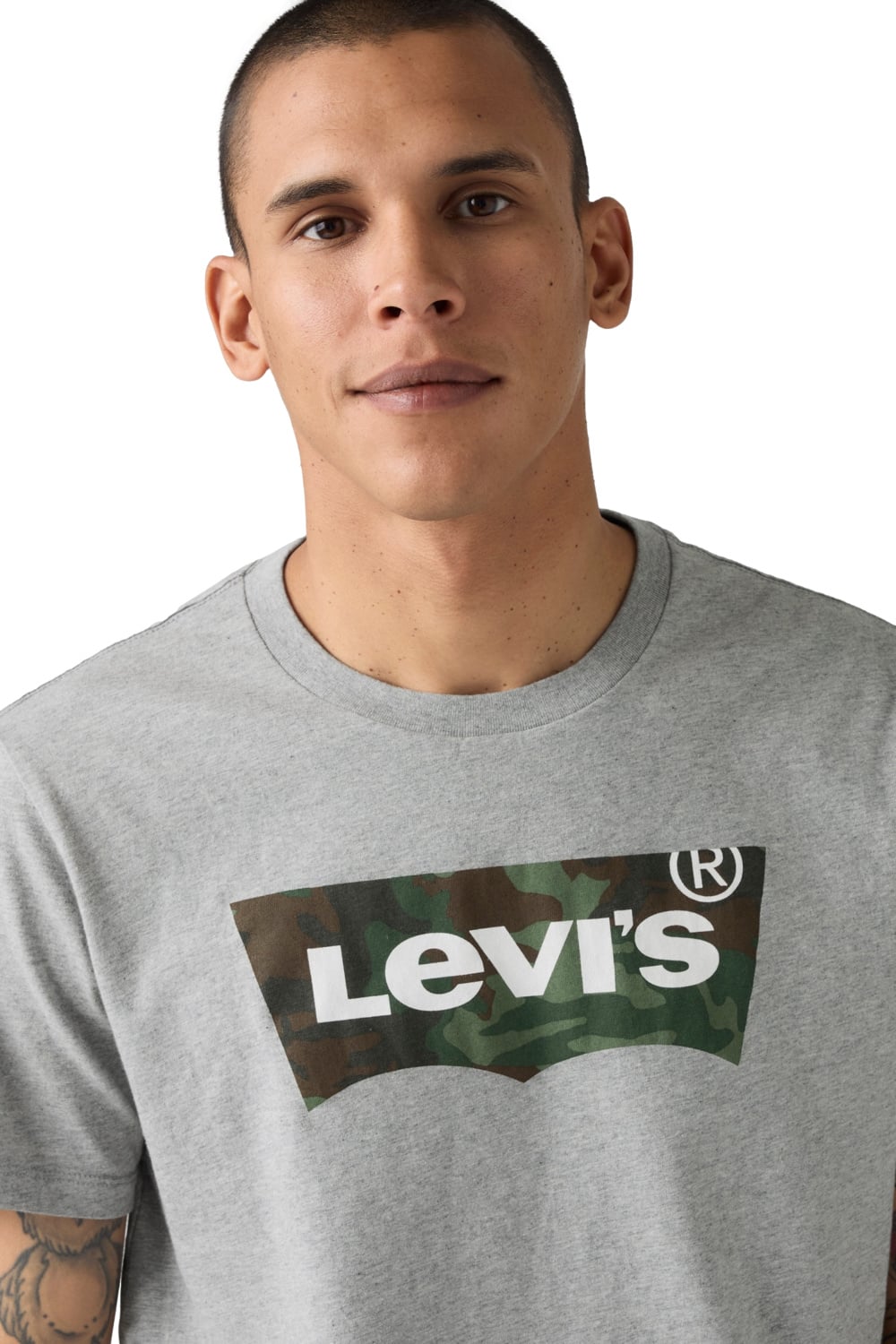 POLERA HOMBRE GRAPHIC CREWNECK TEE GRIS LEVIS 22491-1948 - 4