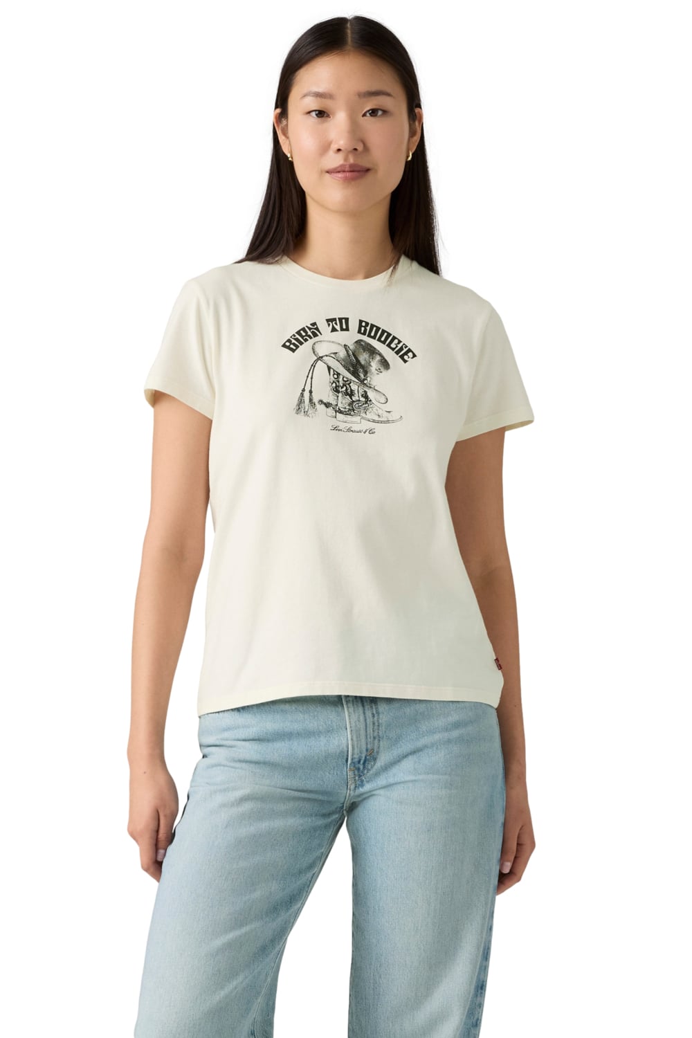 POLERA MUJER THE PERFECT TEE BLANCO LEVIS 17369-3311 - 1