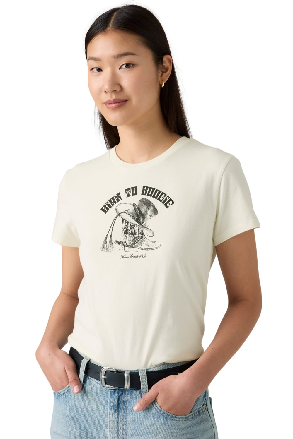 POLERA MUJER THE PERFECT TEE BLANCO LEVIS 17369-3311 - 3
