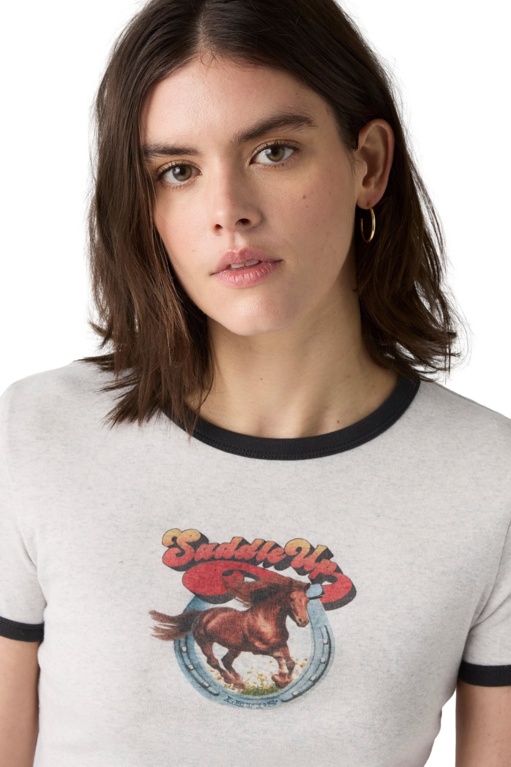 POLERA MUJER GRAPHIC RINGER RICKIE BLANCO LEVIS A3519-0026 - 4