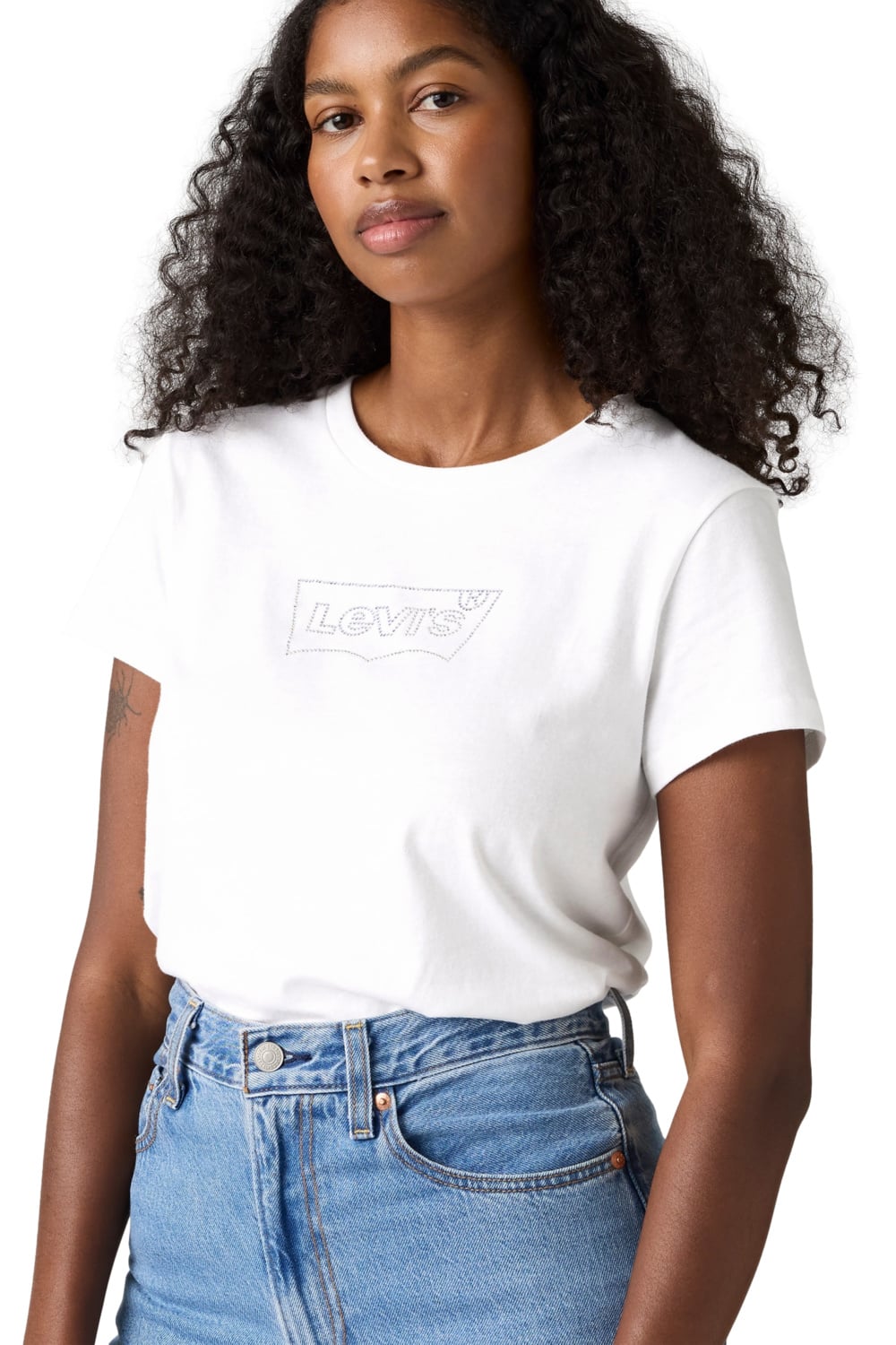 POLERA MUJER THE PERFECT TEE BLANCO LEVIS 17369-3271 - 3