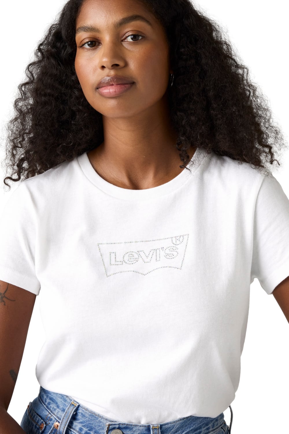 POLERA MUJER THE PERFECT TEE BLANCO LEVIS 17369-3271 - 4