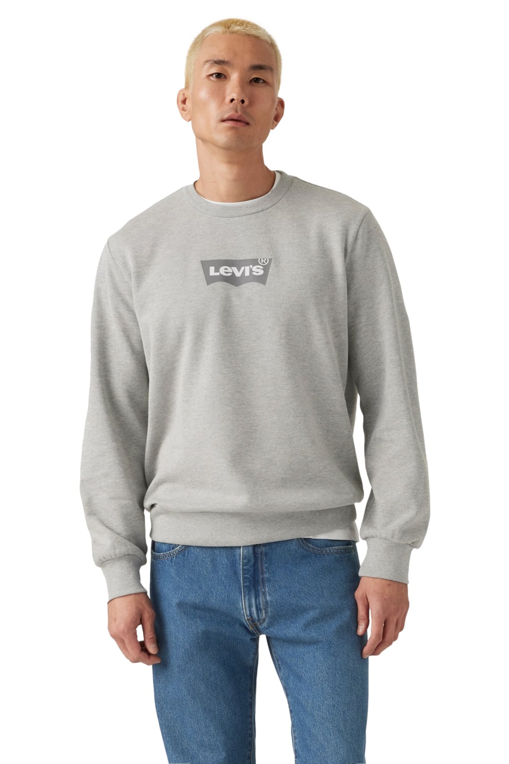 POLERON HOMBRE STANDARD GRAPHIC CREW GRIS LEVIS 38423-0145 - 1