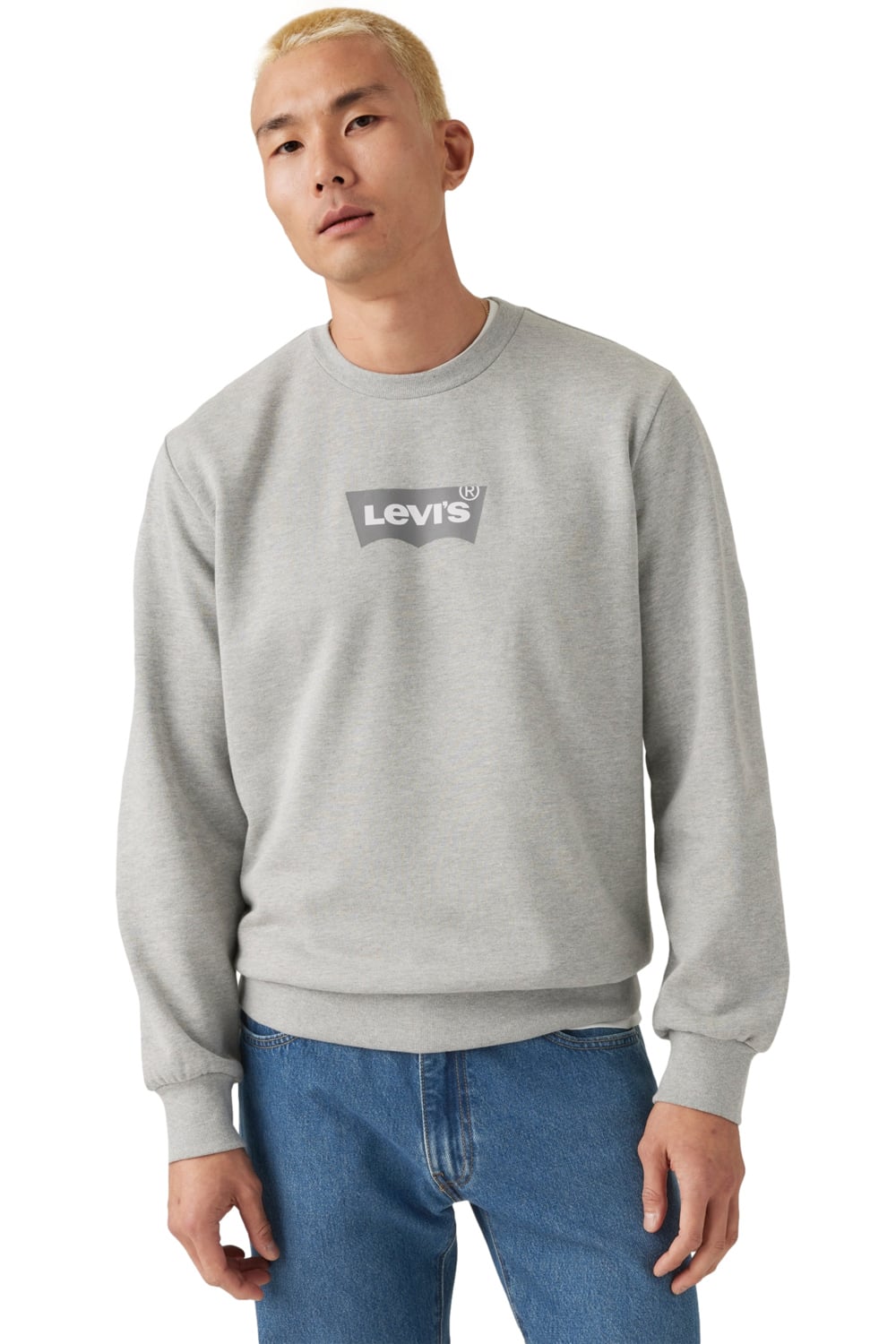 POLERON HOMBRE STANDARD GRAPHIC CREW GRIS LEVIS 38423-0145 - 2