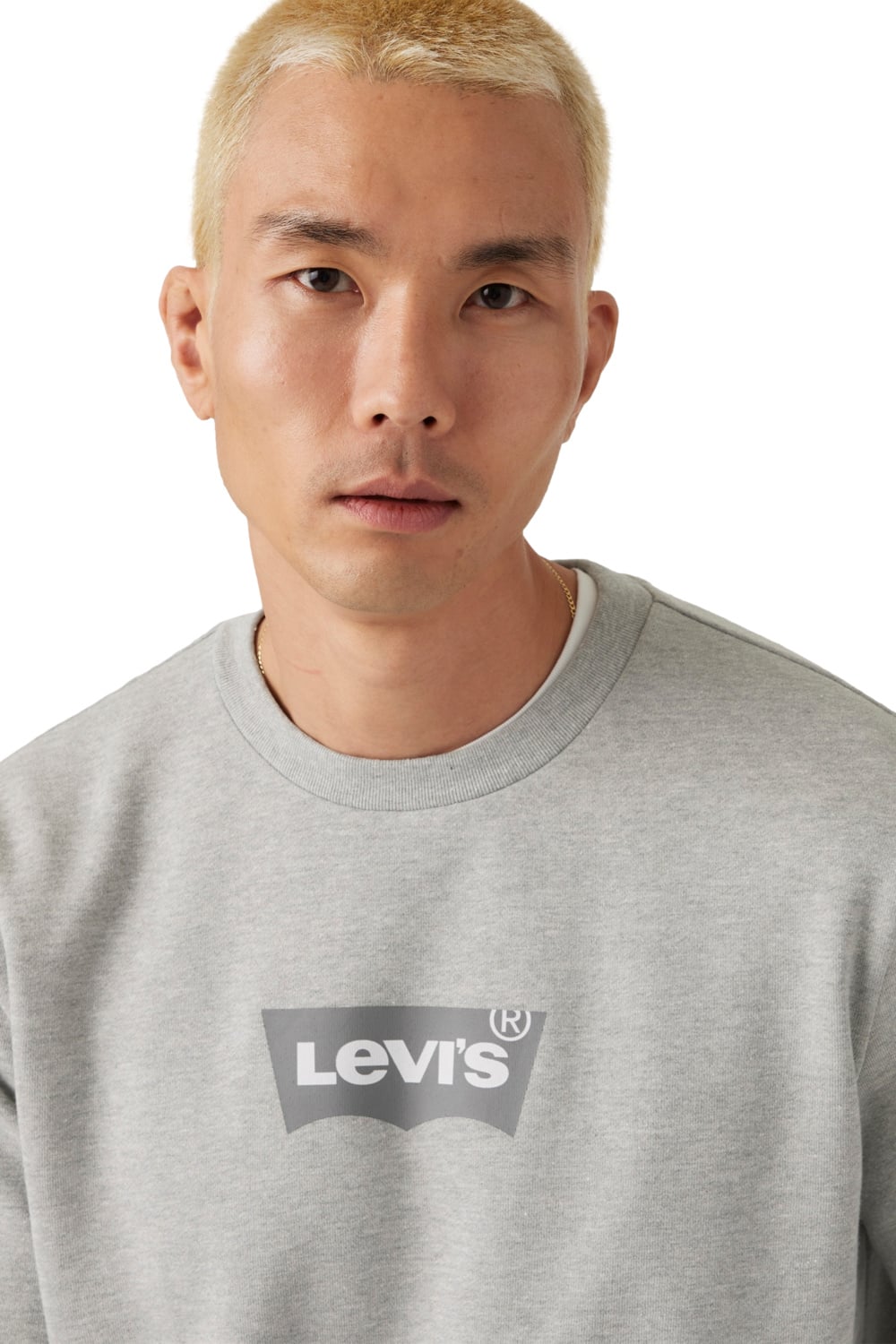 POLERON HOMBRE STANDARD GRAPHIC CREW GRIS LEVIS 38423-0145 - 4
