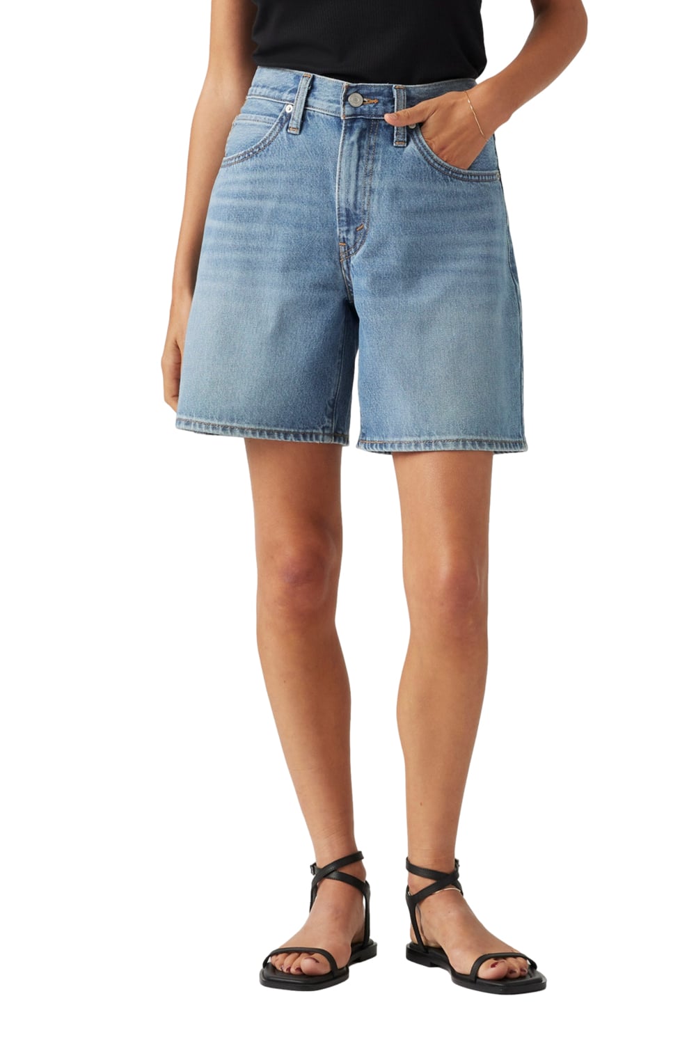 SHORTS MUJER 94 BAGGY SHORT CELESTE LEVIS 001JO-0003 - 1