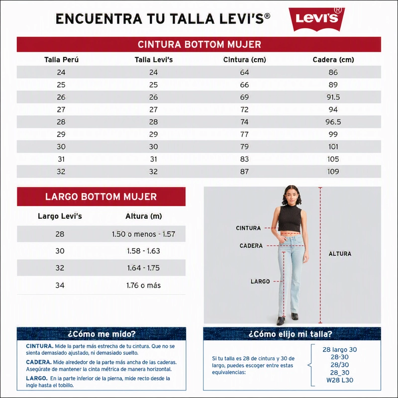 JEANS MUJER CINCH BARREL GRIS LEVIS 003V5-0000 - 5