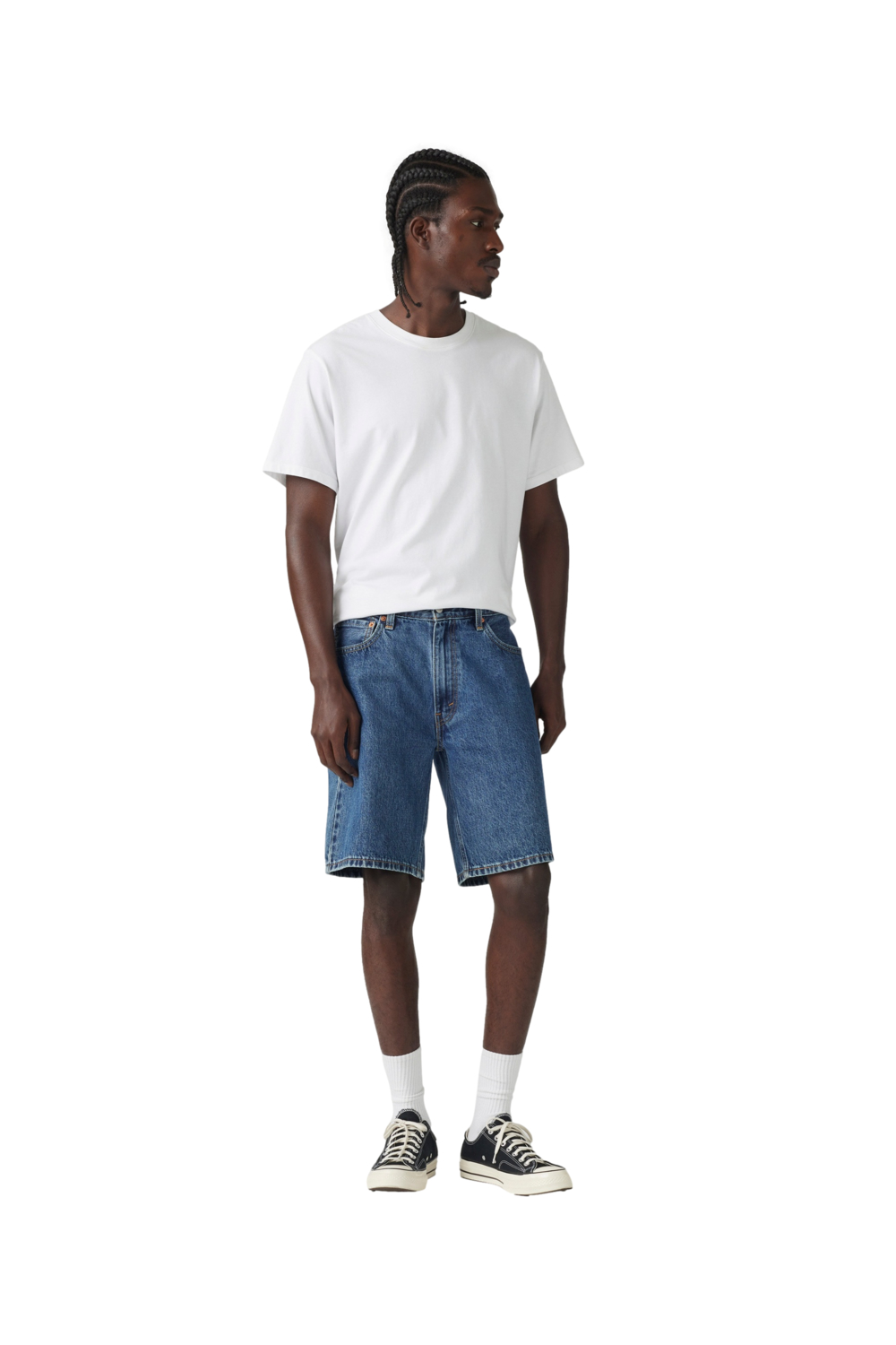 SHORTS HOMBRE 454 RELAXED AZUL LEVIS 000YB-0001 - 4