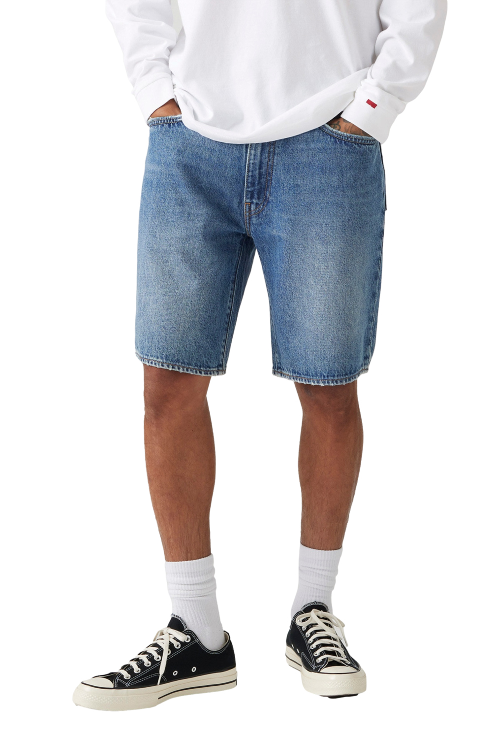 SHORTS HOMBRE 454 RELAXED AZUL LEVIS 000YB-0007 30