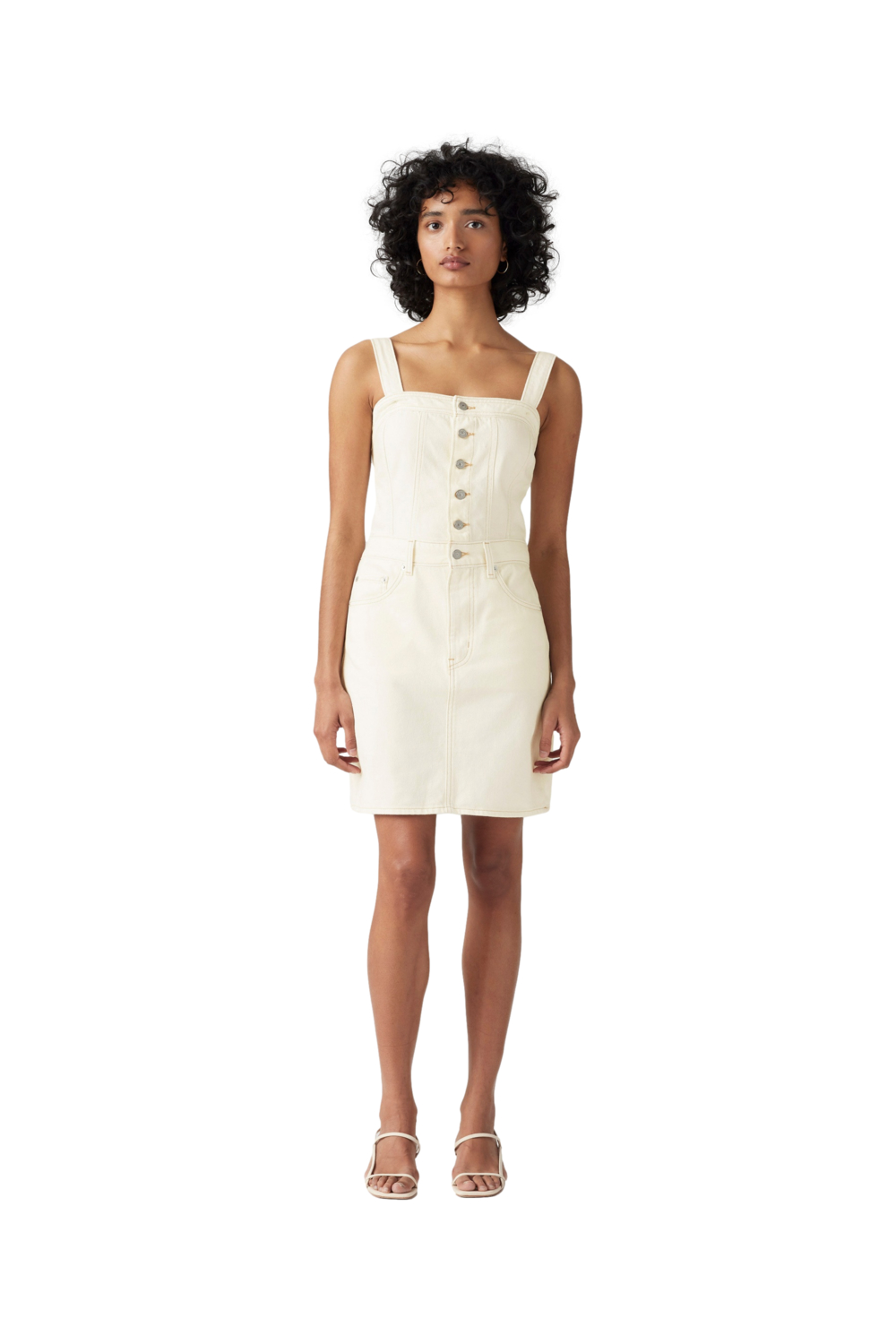 VESTIDO MUJER ICONIC BUTTON BLANCO LEVIS 001WE-0003 - 1