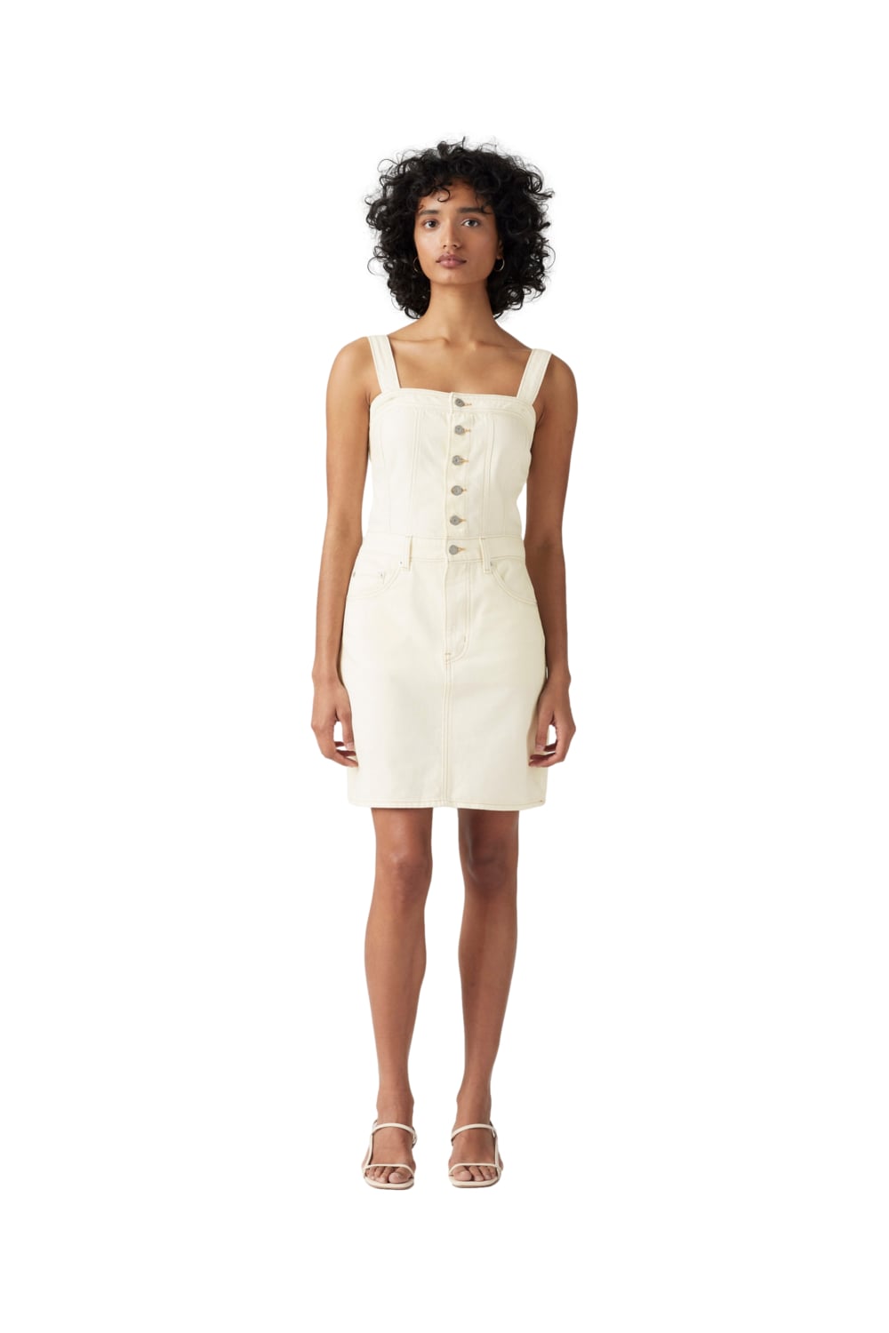 VESTIDO MUJER ICONIC BUTTON BLANCO LEVIS 001WE-0003 - 1
