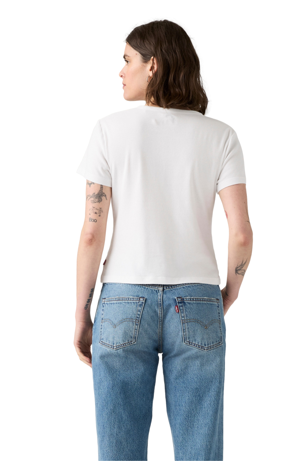 POLERA MUJER GRAPHIC RICKIE TEE BLANCO LEVIS 17944-0110 - 2