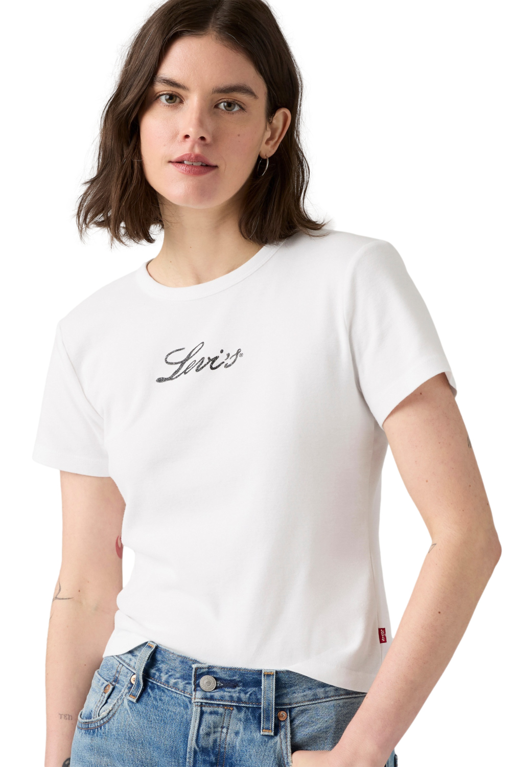 POLERA MUJER GRAPHIC RICKIE TEE BLANCO LEVIS 17944-0110 - 3