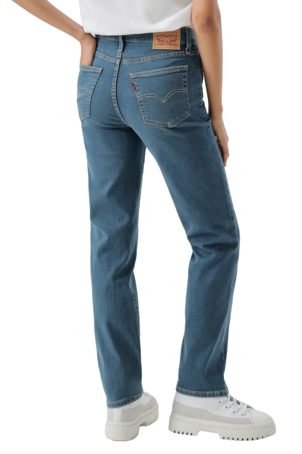 JEANS MUJER 724 HIGH RISE STRAIGHT AZUL LEVIS 18883-0398 - 3