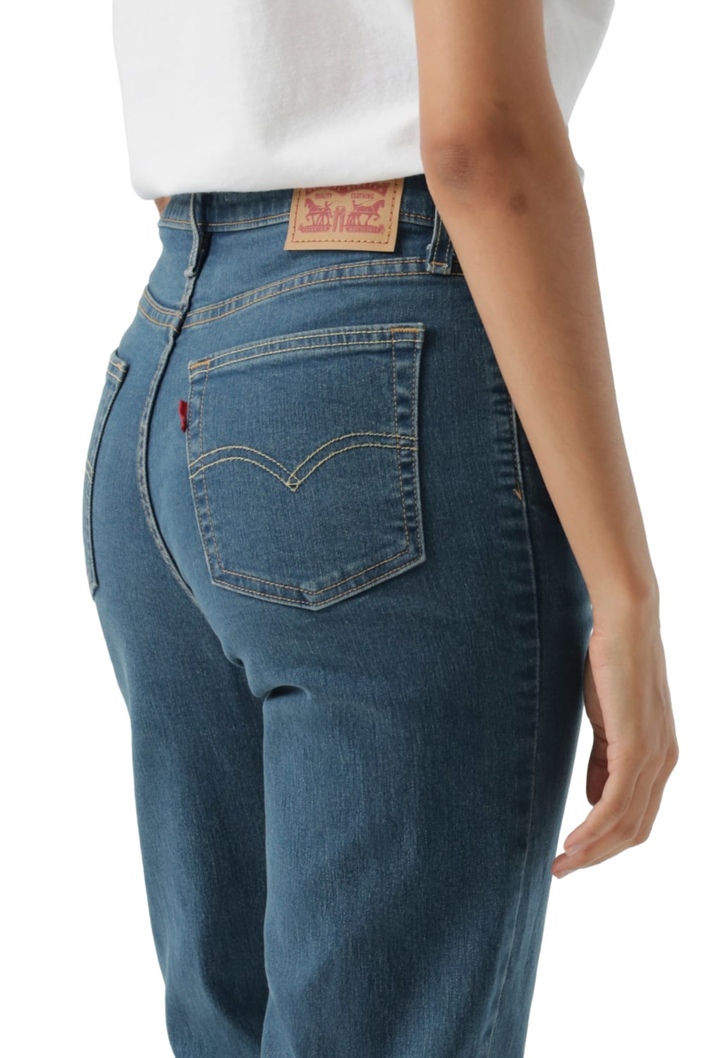 JEANS MUJER 724 HIGH RISE STRAIGHT AZUL LEVIS 18883-0398 - 4