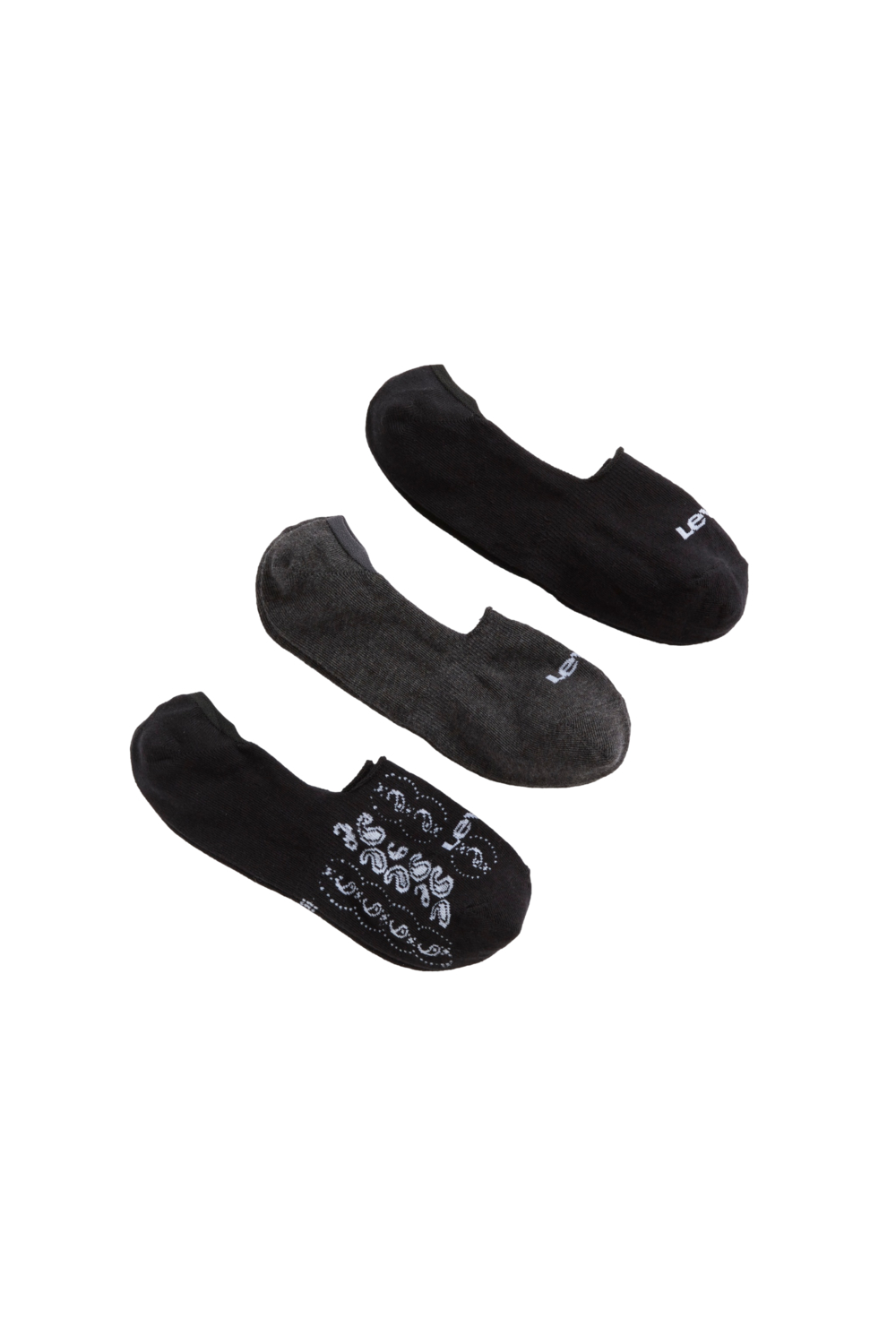 MEDIAS HOMBRE 3 PACK NEGRO LEVIS 37863-1051 - 1