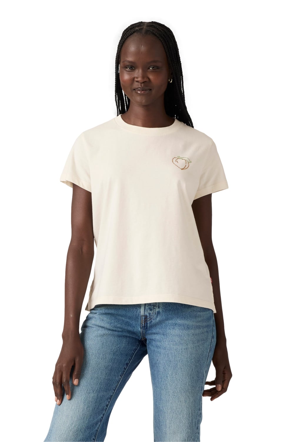 POLERA MUJER GRAPHIC BOXY TSHIRT BLANCO LEVIS A8804-0062 - 1