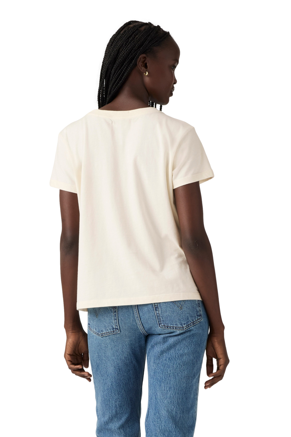 POLERA MUJER GRAPHIC BOXY TSHIRT BLANCO LEVIS A8804-0062 - 2
