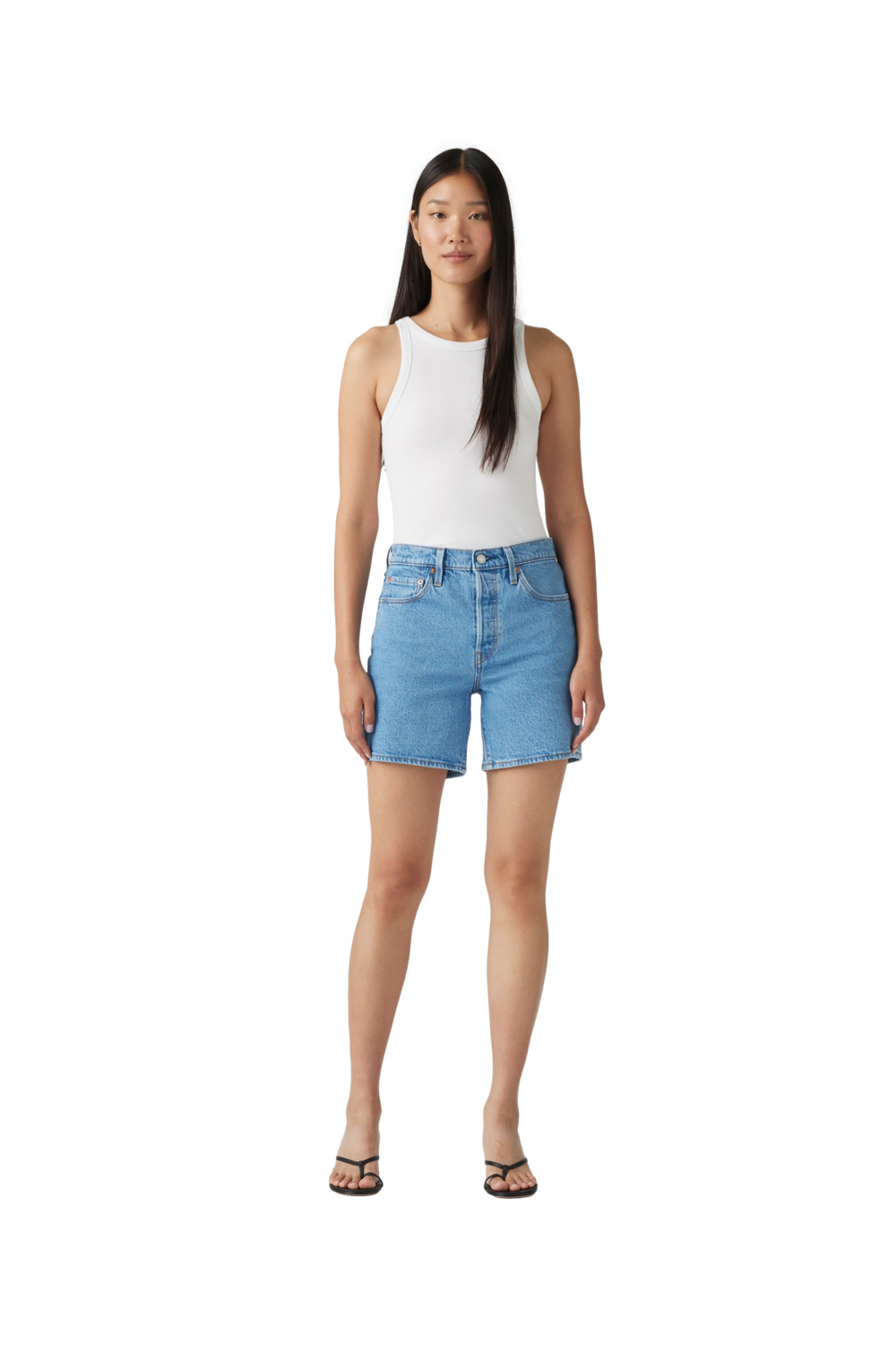 SHORTS MUJER 501 MID THIGH SHORT CELESTE LEVIS 85833-0073 - 5
