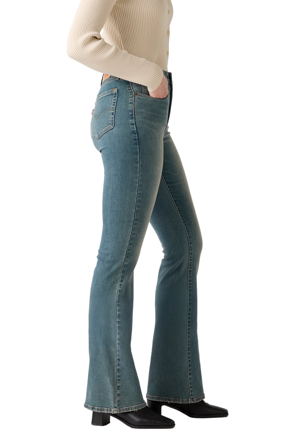 JEANS MUJER 726 HR FLARE CELESTE LEVIS A3410-0124 - 2