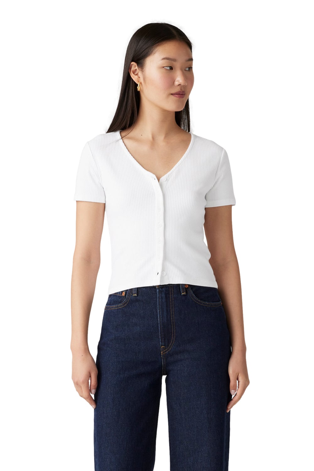 POLERA MUJER MUSE TEE BLANCO LEVIS A8782-0012 - 1
