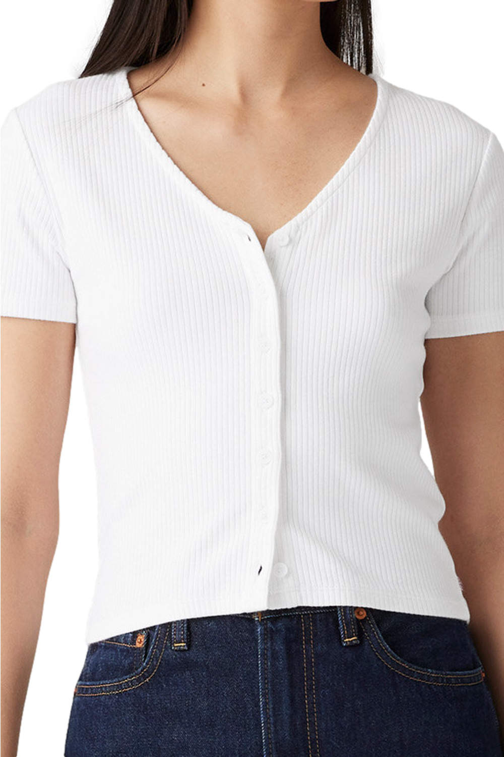POLERA MUJER MUSE TEE BLANCO LEVIS A8782-0012 - 3