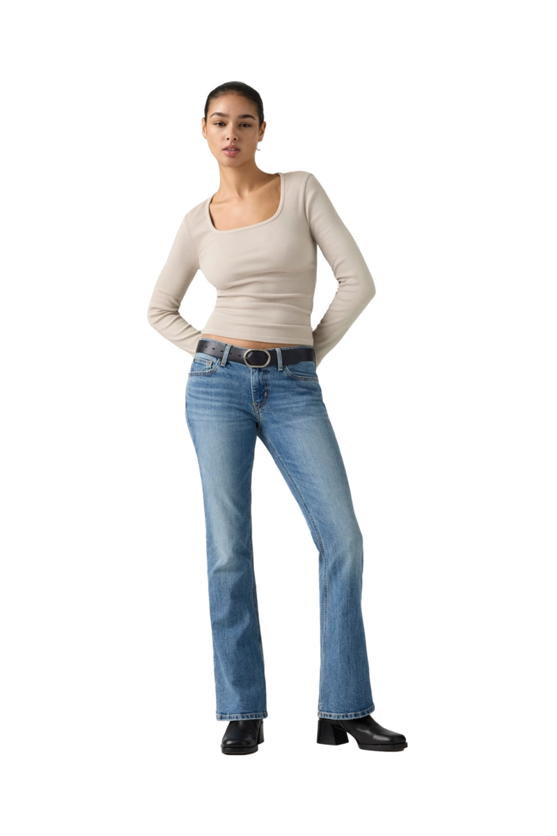 JEANS MUJER LOW SLIM BOOCUT AZUL LEVIS 006KC-0002 - 4