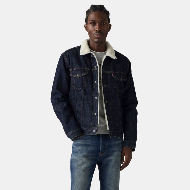 CHAQUETA HOMBRE TYPE 3 SHERPA TRUCKER AZUL LEVIS 16365-0285 - 1
