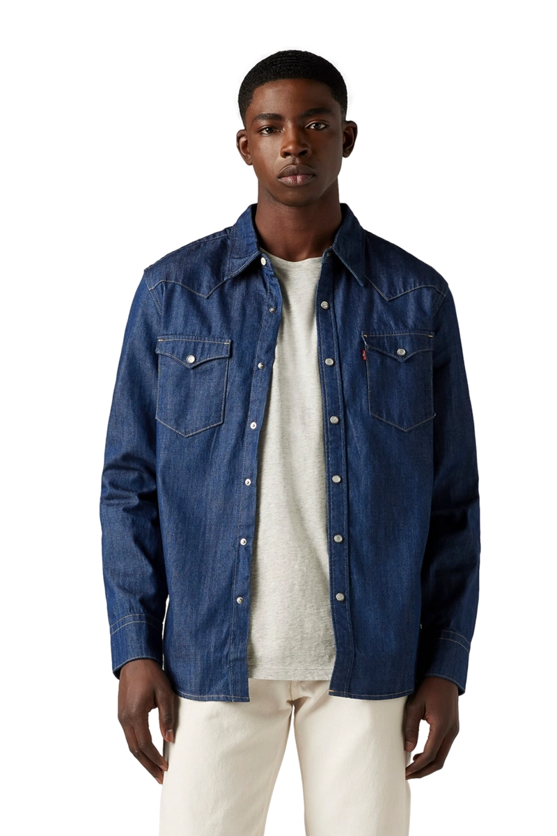 CAMISA HOMBRE BARSTOW WESTERN STANDARD AZUL LEVIS 85744-0000 - 1
