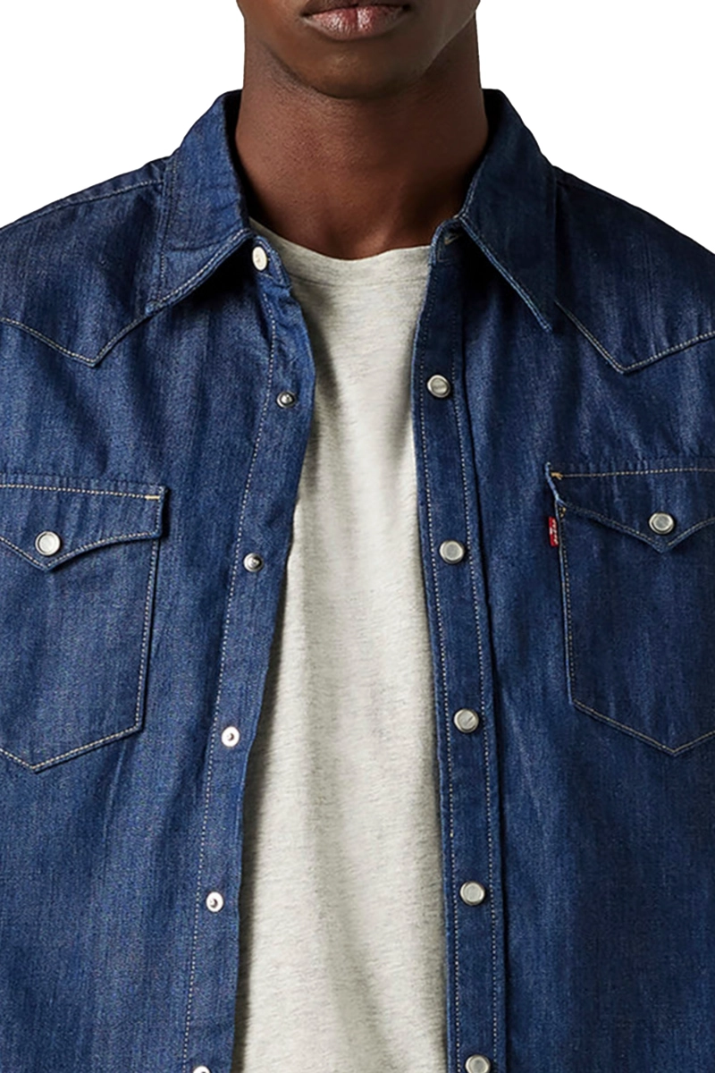 CAMISA HOMBRE BARSTOW WESTERN STANDARD AZUL LEVIS 85744-0000 - 3