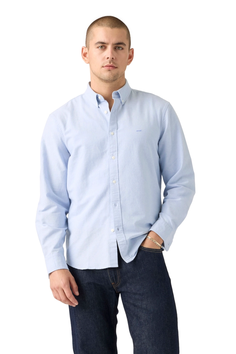 CAMISA HOMBRE AUTHENTIC BUTTON DOWN CELESTE LEVIS A7210-0050 M