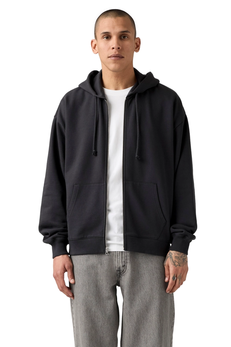 POLERON HOMBRE CROPPED FULL ZIP NEGRO LEVIS 004GY-0000 - 1
