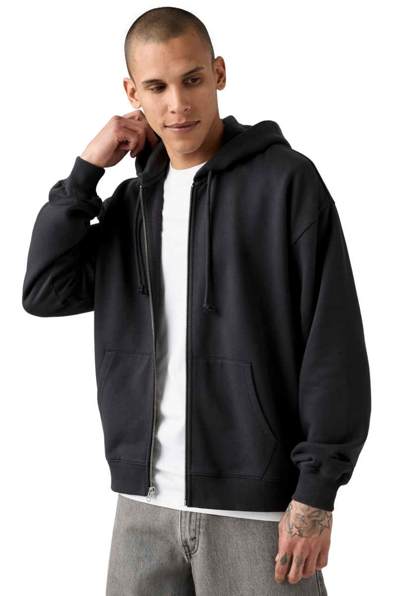 POLERON HOMBRE CROPPED FULL ZIP NEGRO LEVIS 004GY-0000 - 3