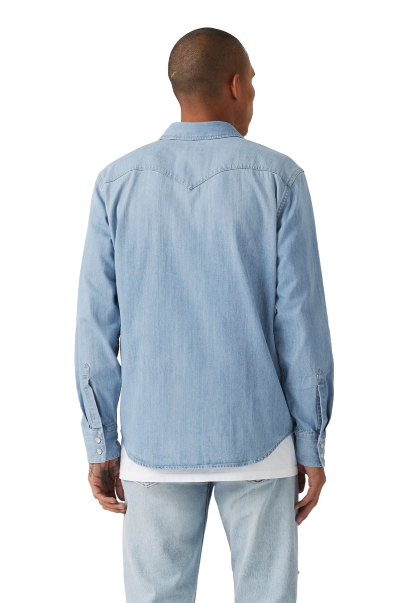 CAMISA HOMBRE WESTERN STANDARD CELESTE LEVIS 85744-0047 - 2