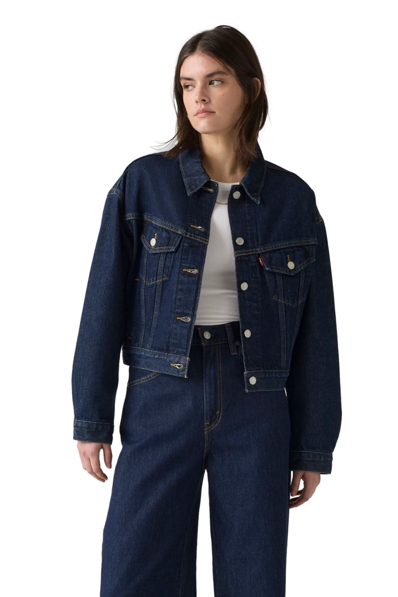 CHAQUETA MUJER SHRUNKEN 90S TRUCKER AZUL LEVIS A9155-0016 - 1