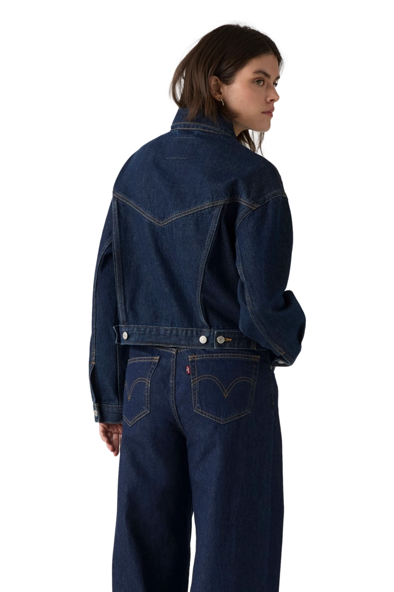 CHAQUETA MUJER SHRUNKEN 90S TRUCKER AZUL LEVIS A9155-0016 - 2