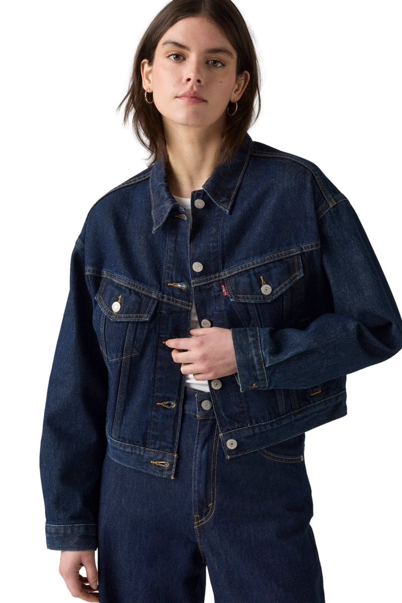 CHAQUETA MUJER SHRUNKEN 90S TRUCKER AZUL LEVIS A9155-0016 - 3