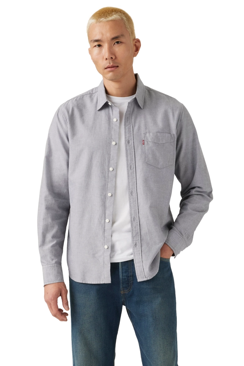 CAMISA HOMBRE CLASSIC 1 PKT STANDARD GRIS LEVIS 85748-0358 - 1