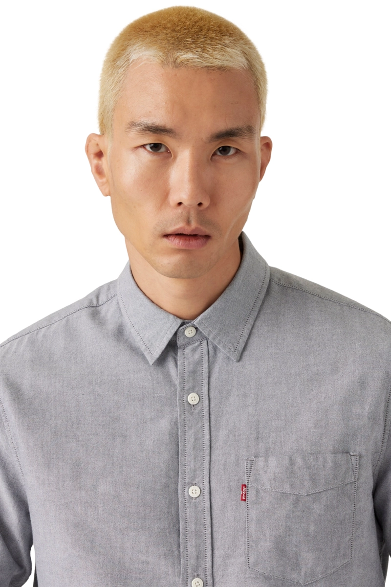 CAMISA HOMBRE CLASSIC 1 PKT STANDARD GRIS LEVIS 85748-0358 - 4