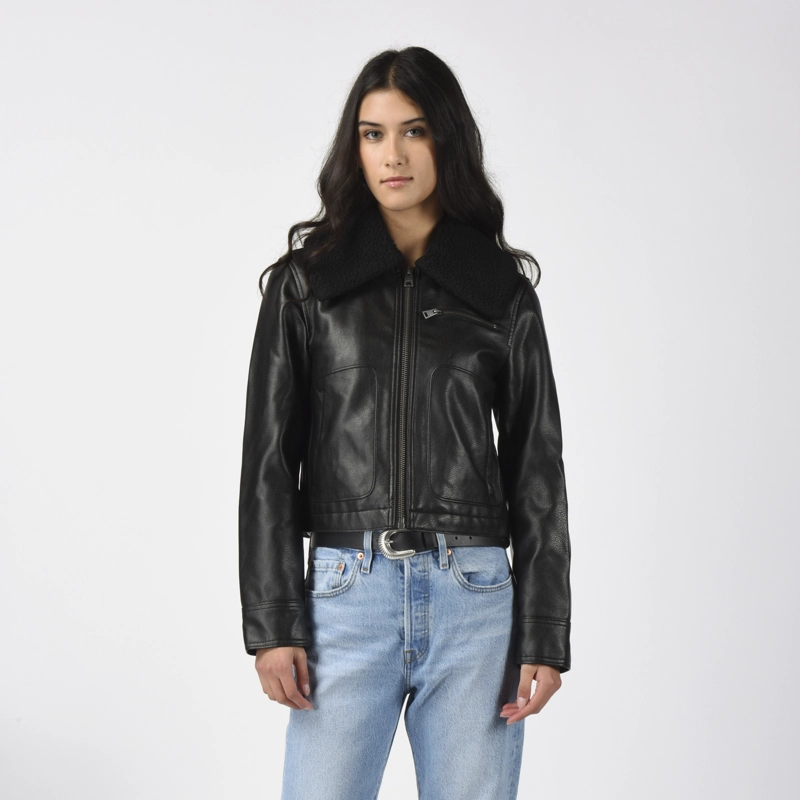 CHAQUETA MUJER VINTAGE AVIATOR SHERPA CAFE  LEVIS 59544-0736 - 1