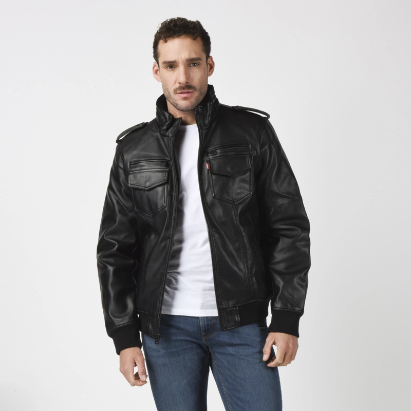 CHAQUETA HOMBRE MILITARY BOMBER NEGRO LEVIS 59491-0565 - 1