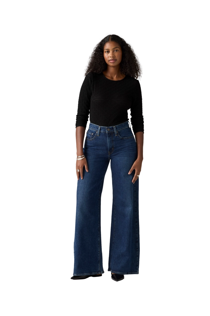 JEANS MUJER 728 WIDE LEG AZUL LEVIS 0039B-0004 - 4