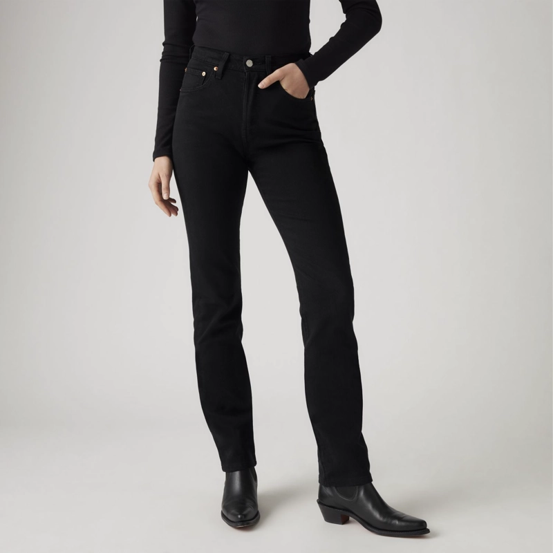 JEANS MUJER 501 NEGRO LEVIS 12501-0548 - 1