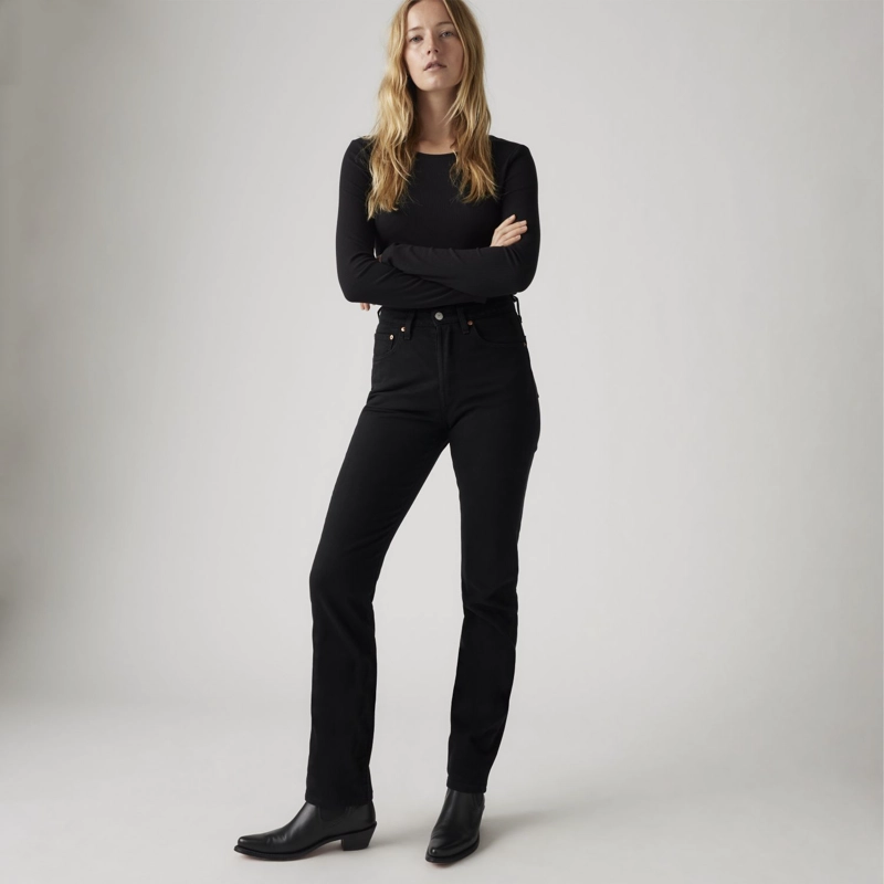 JEANS MUJER 501 NEGRO LEVIS 12501-0548 - 2