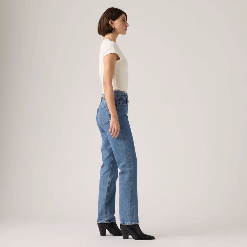 JEANS MUJER 501 AZUL LEVIS 12501-0438 - 3