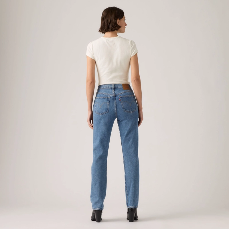 JEANS MUJER 501 AZUL LEVIS 12501-0438 - 4