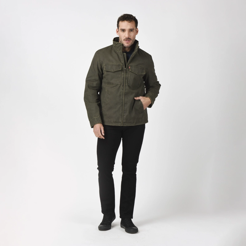 CHAQUETA HOMBRE MILITARY VERDE LEVIS 59491-0548 - 4