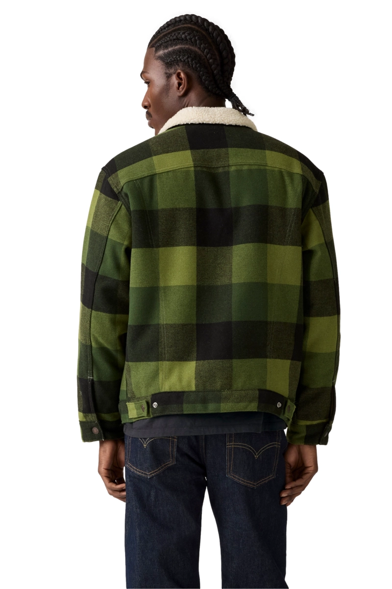 CHAQUETA HOMBRE RELAXED FIT PLAID VERDE LEVIS A6030-0010 - 2