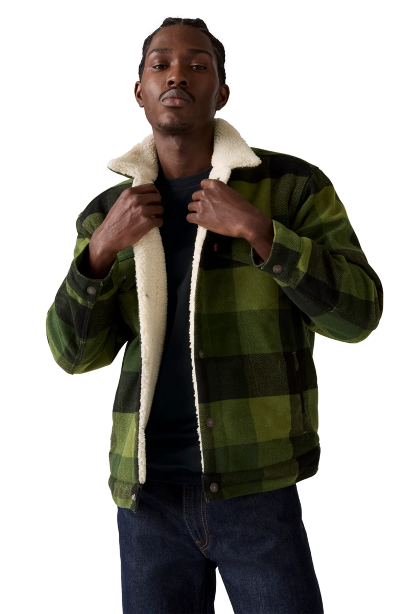 CHAQUETA HOMBRE RELAXED FIT PLAID VERDE LEVIS A6030-0010 - 3